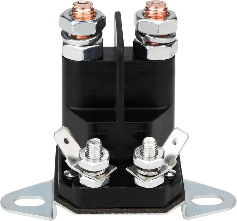 Tecreddy 117-1197 Starter Solenoid 12V for Toro Timecutter ss5000 z4200 ss4225 ss4235 Exmark Zero Turn Lawn Mower, Replace Part #784-1221-210 104-3189 E513075 1-513075 212655 28-4210 47-1910 - Image 1